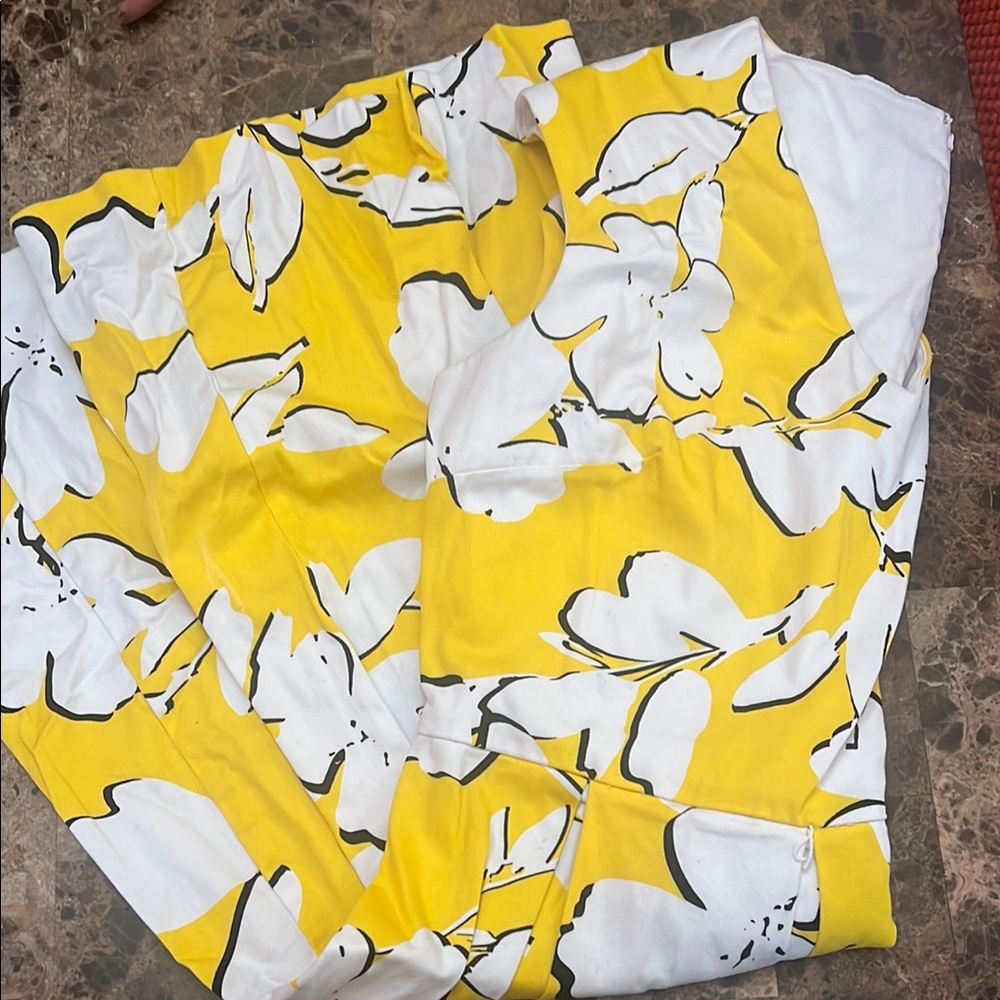 Yellow Floral Dress